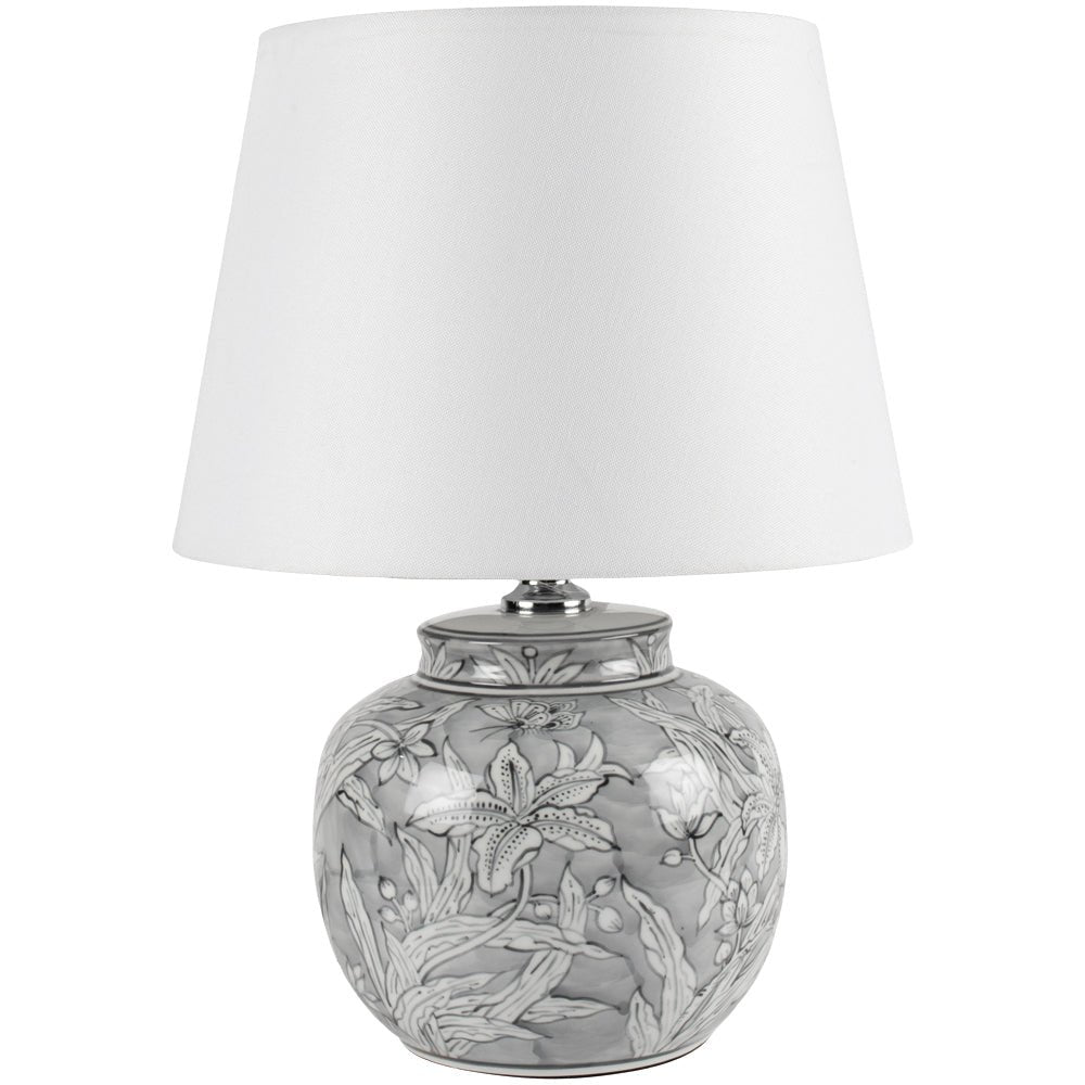 Lamp Morwenna with White Shade - Smallhill Furniture Co.