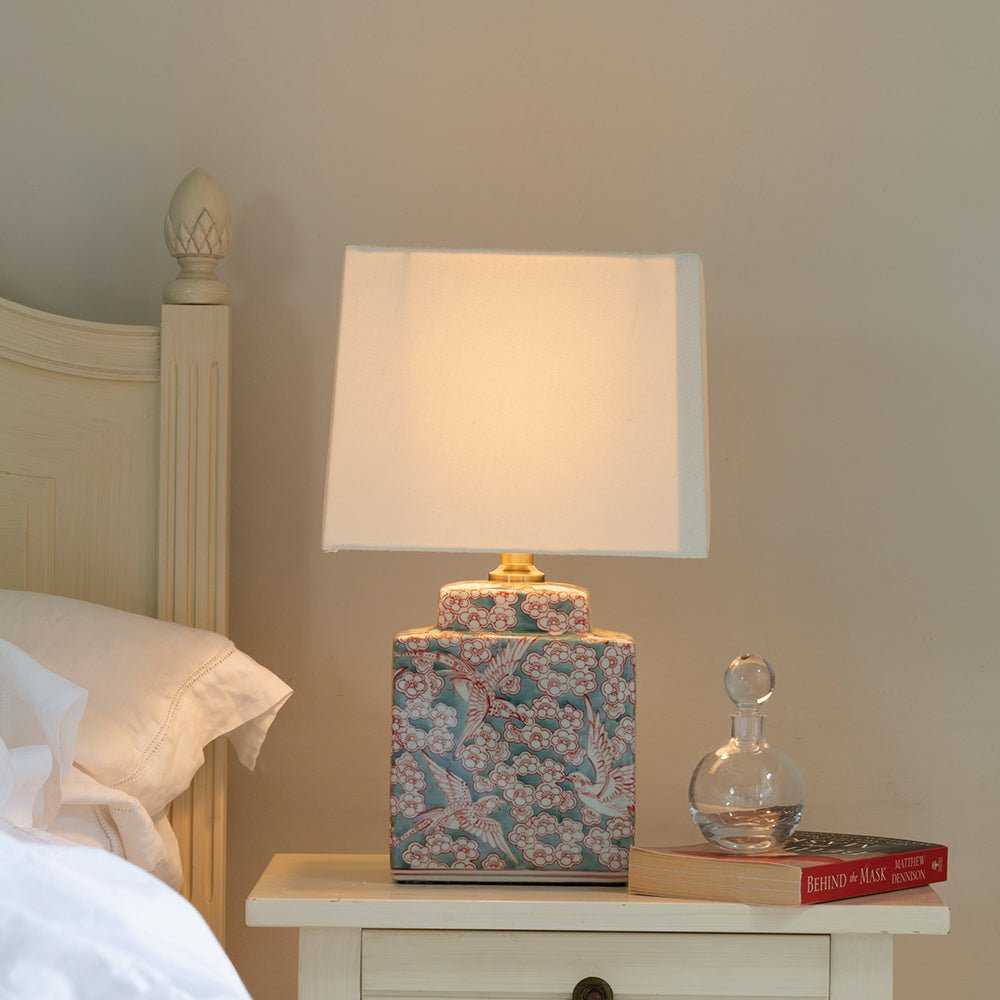 Lamp Printemps With Cream Shade - Smallhill Furniture Co.