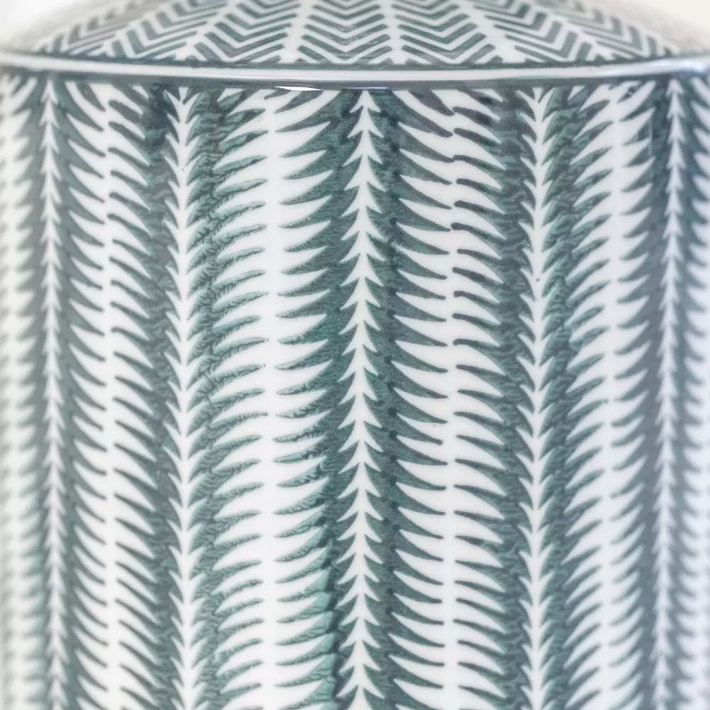 Lamp Serrato Carbon With Taupe Shade - Smallhill Furniture Co.