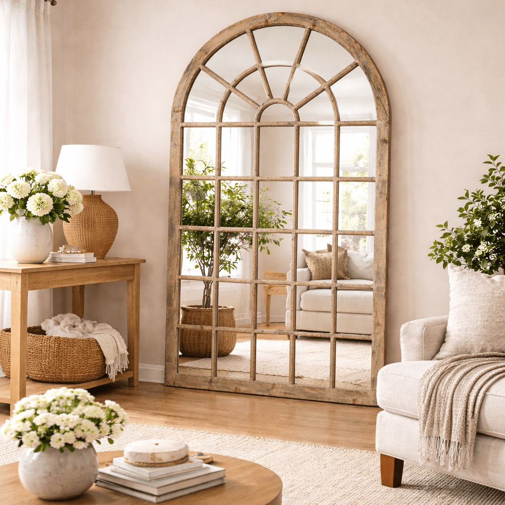 Large Vintage Mirror - Smallhill Furniture Co.