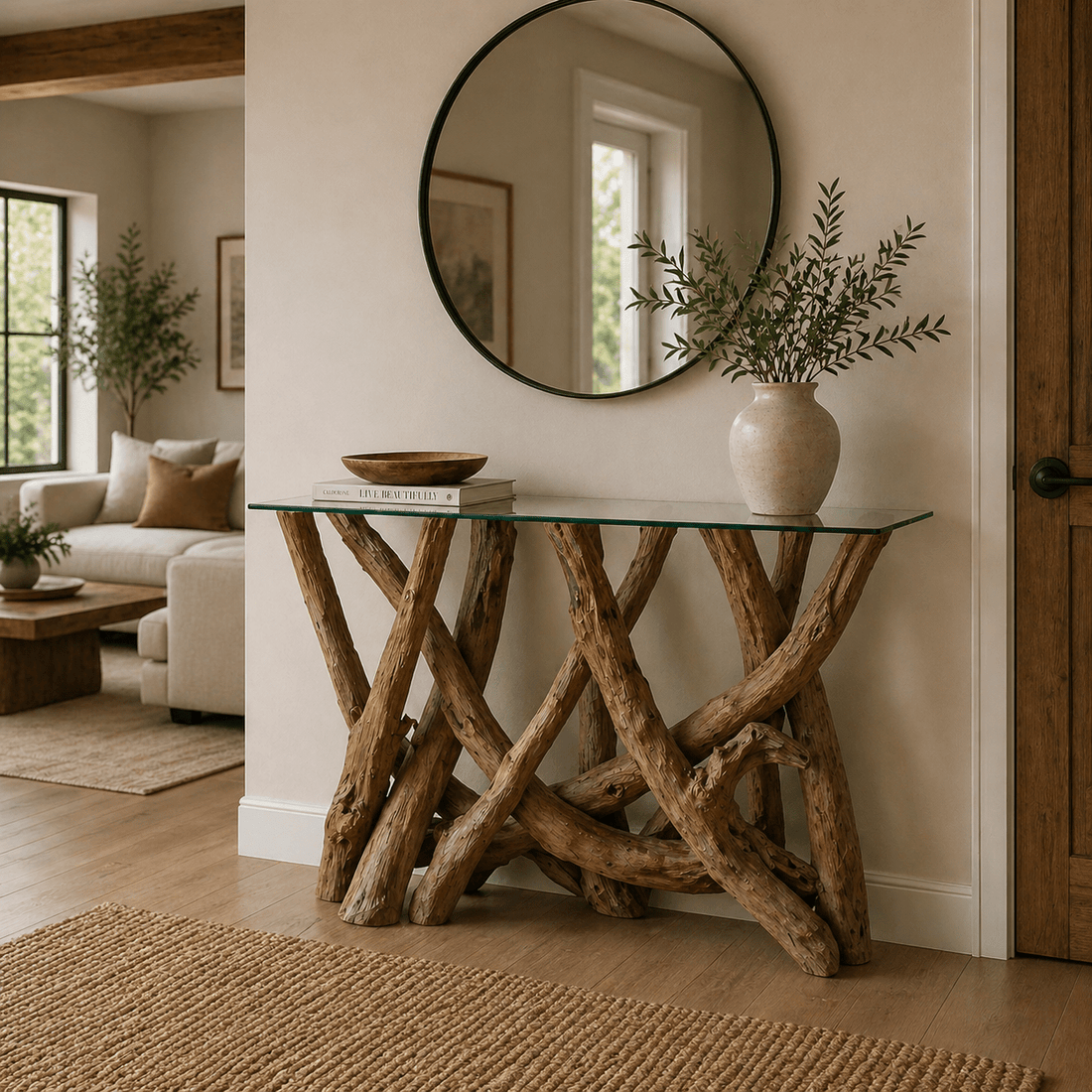 Leila Branchwood Console - Smallhill Furniture Co.