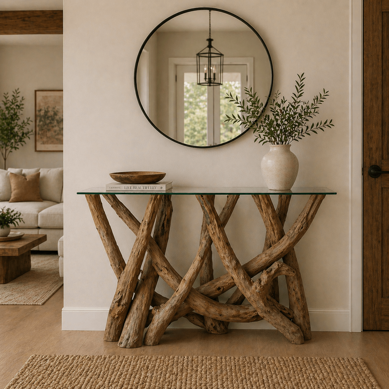 Leila Branchwood Console - Smallhill Furniture Co.