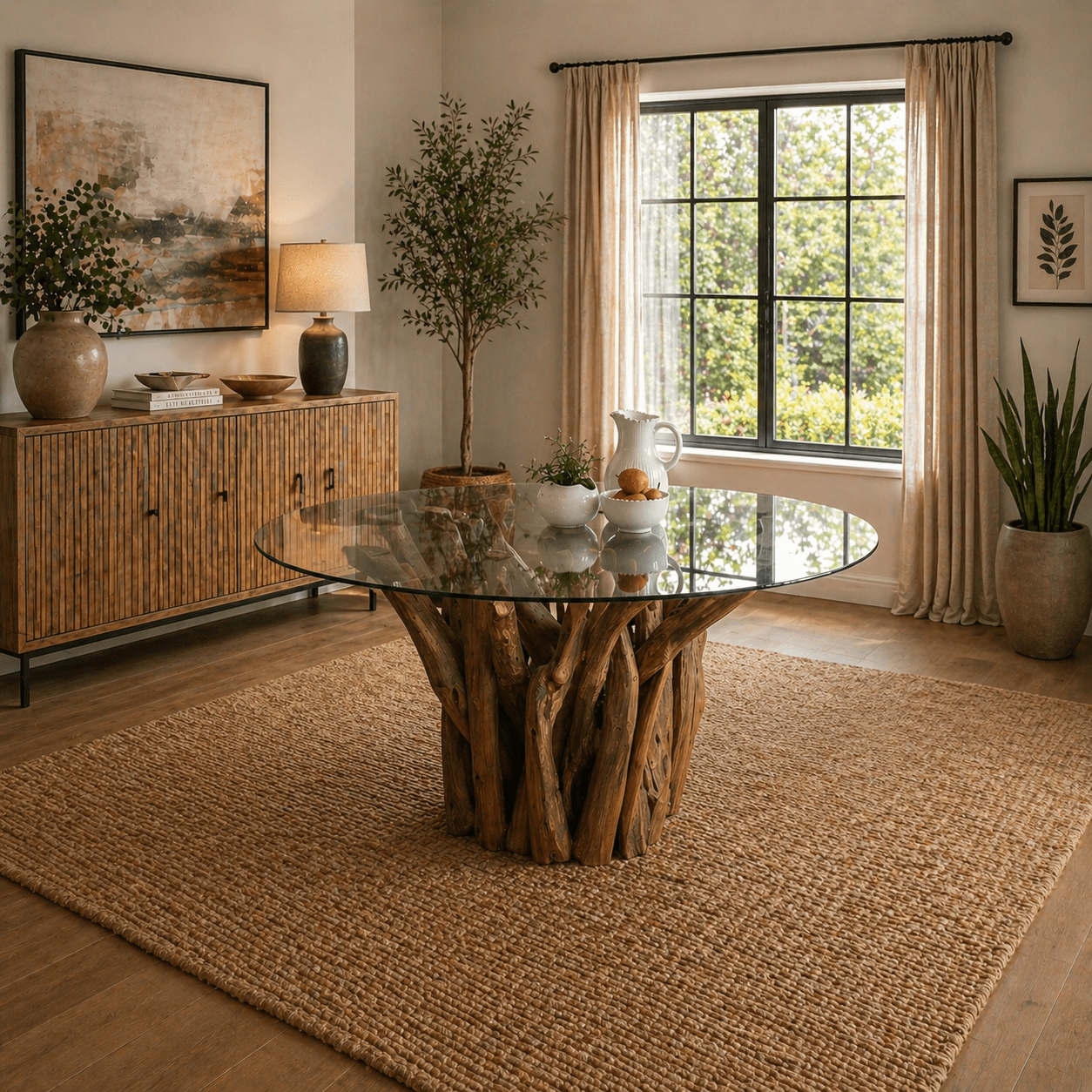 Leila Round Dining Table (160cm) - Smallhill Furniture Co.