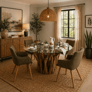 Leila Round Dining Table (160cm) - Smallhill Furniture Co.