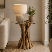 Leila Tall Lamp Table - Smallhill Furniture Co.