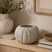 Lorenzo Rotund Fin Vase - Smallhill Furniture Co.