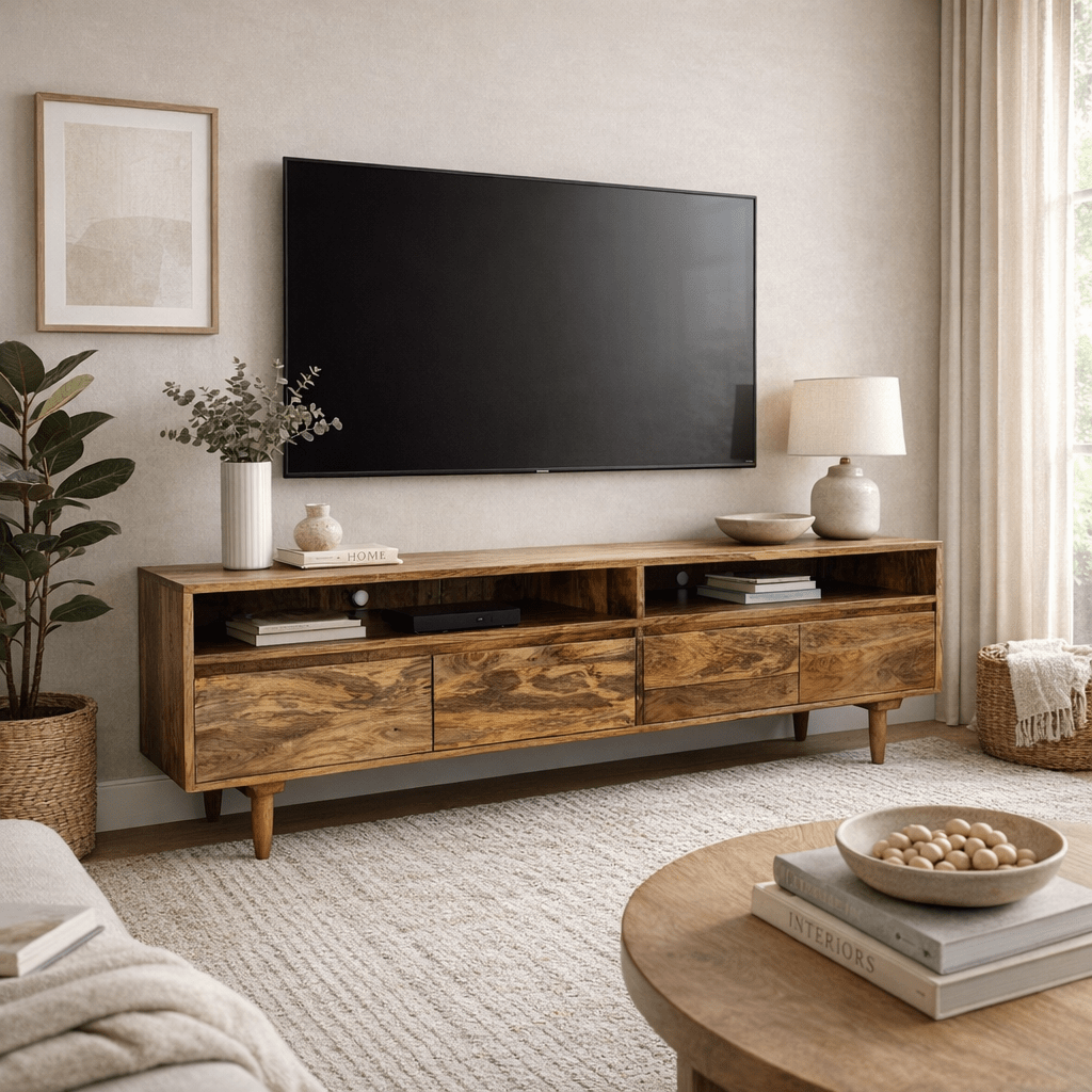 Mangowen 160cm Media Unit - Smallhill Furniture Co.
