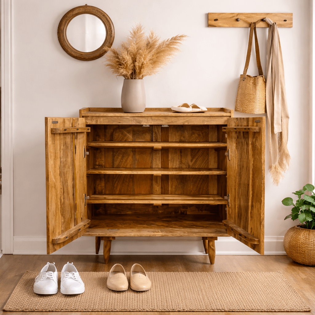 Mangowen Shoe Cupboard - Smallhill Furniture Co.