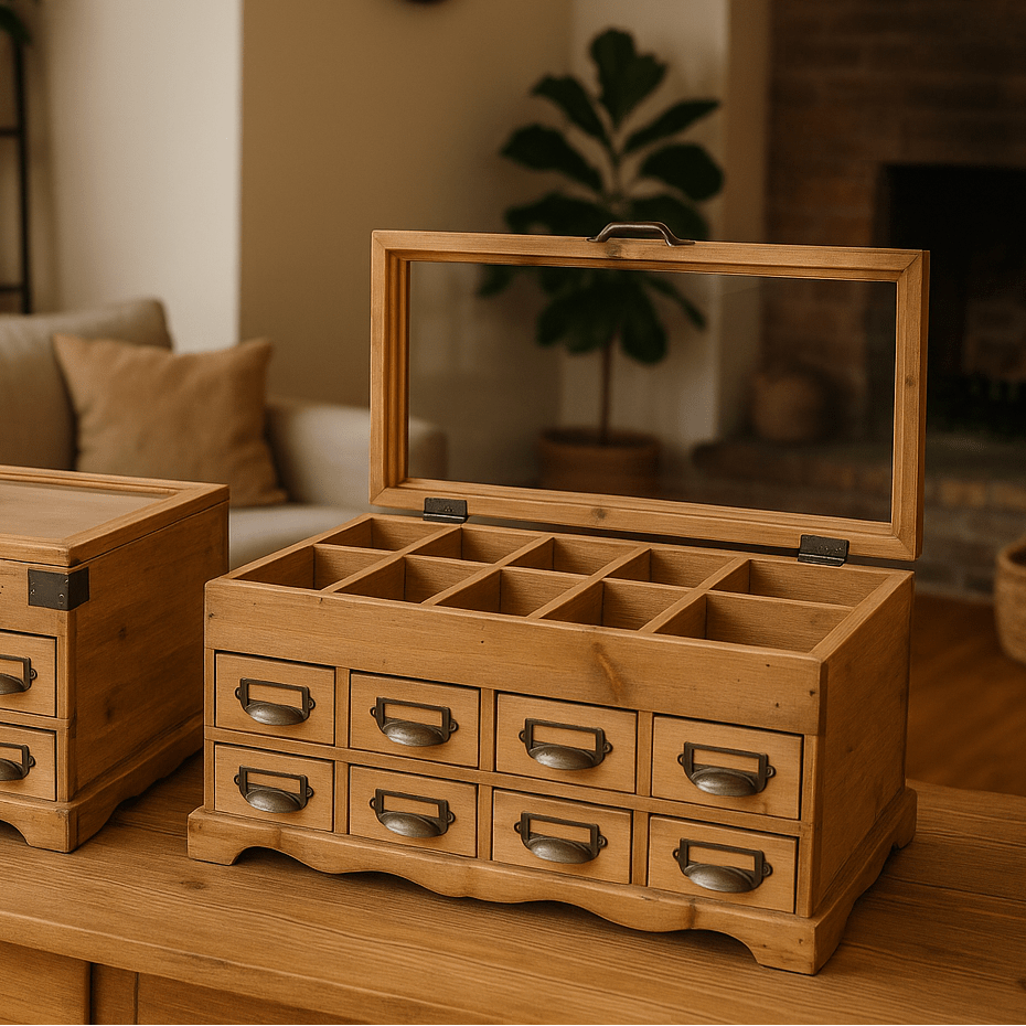Oakhaven Curio Cabinet - Smallhill Furniture Co.
