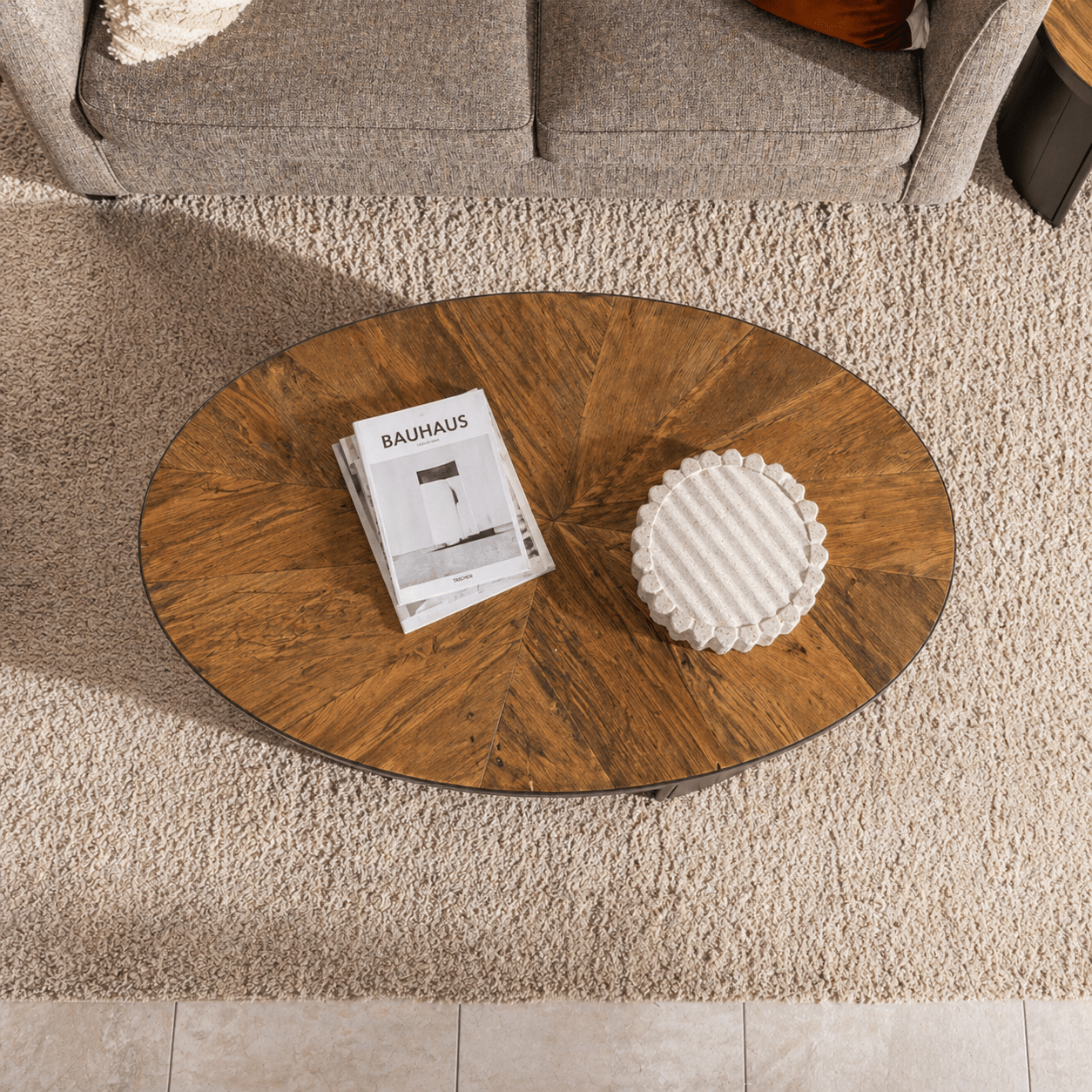 Oban Egg Coffee Table - Smallhill Furniture Co.