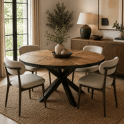 Oban Round Dining Table (140cm) - Smallhill Furniture Co.