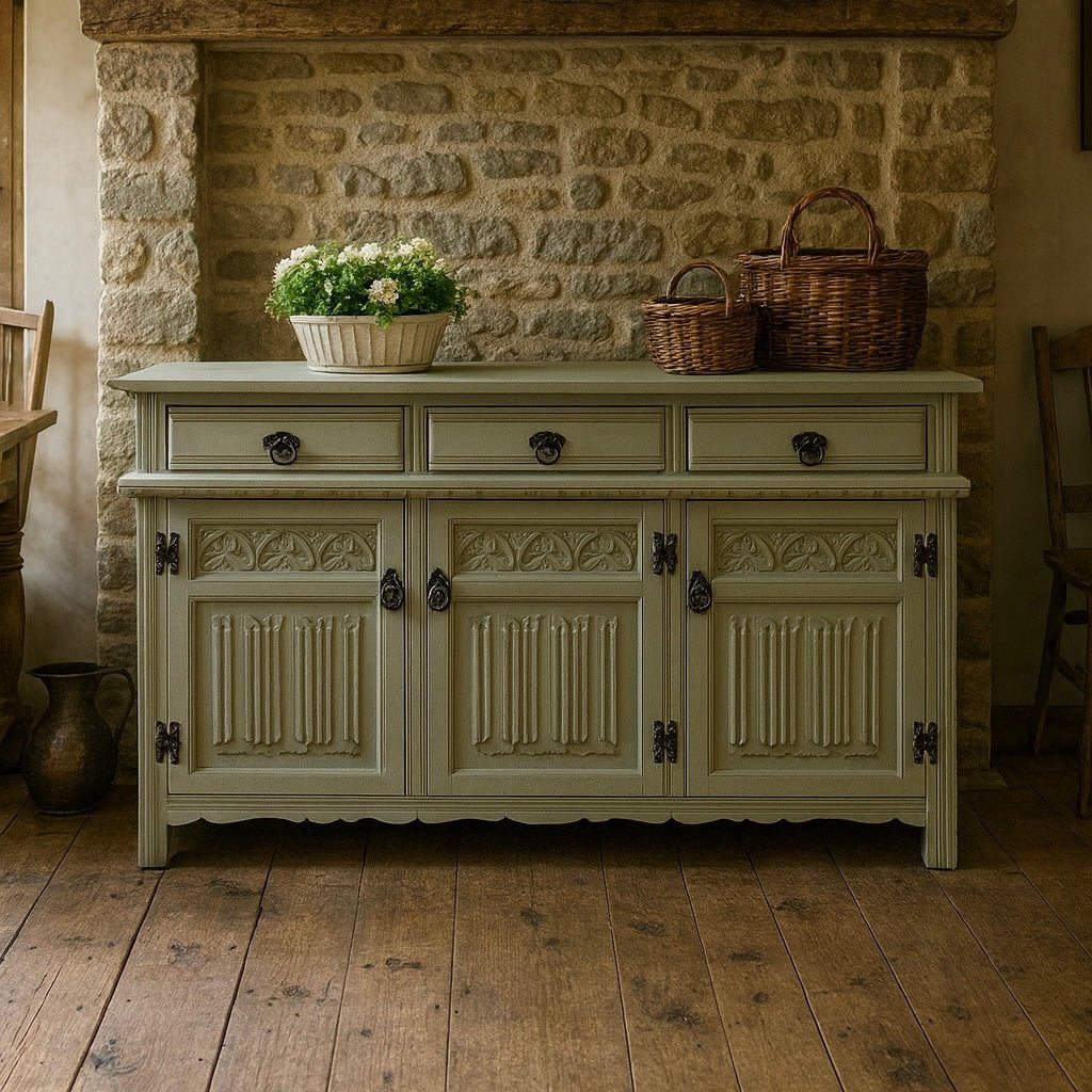 Old Charm 3 Door Sideboard 'Mizzle' - Smallhill Furniture Co.