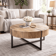 Old Empire Round Coffee Table - Smallhill Furniture Co.