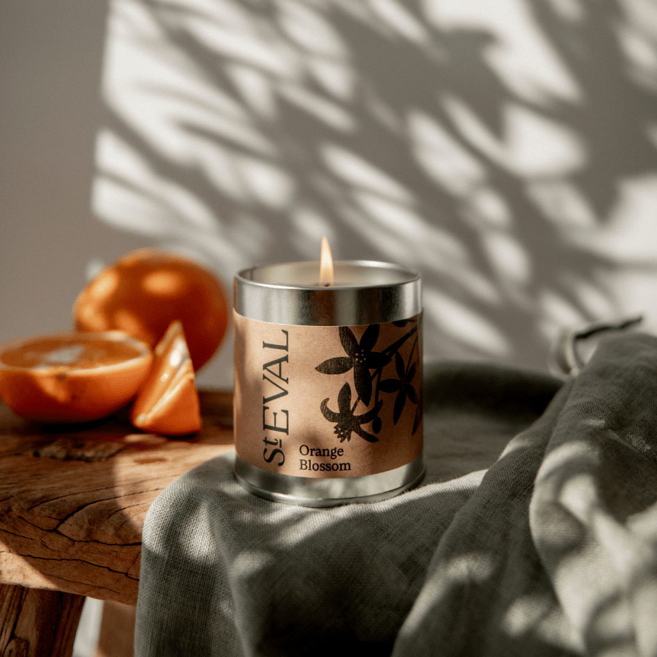 Orange Blossom Scented Tin Candle - Smallhill Furniture Co.