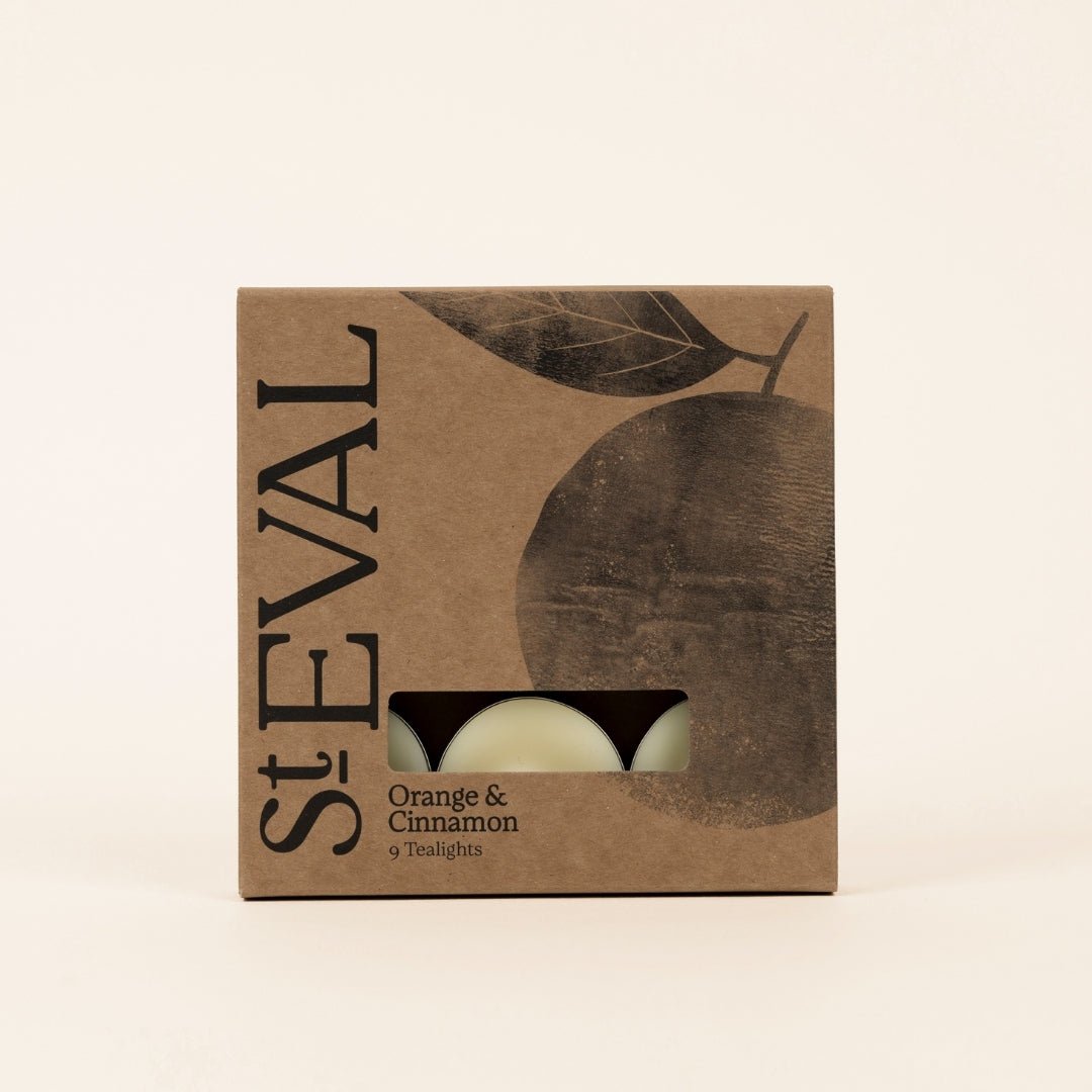 Orange & Cinnamon Scented Tealights - Smallhill Furniture Co.