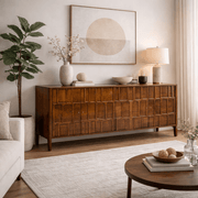 Pachar Wooden 4 Door Sideboard - Smallhill Furniture Co.