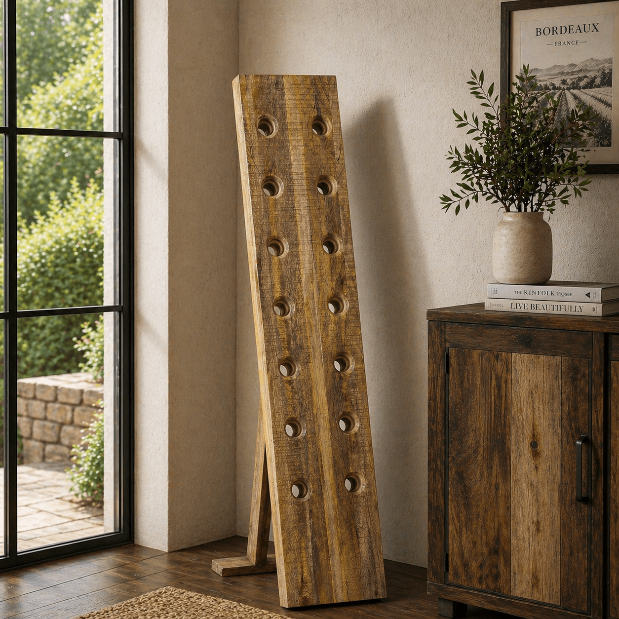 RE - Engineered Wine Bottle Display Rack - Smallhill Furniture Co.