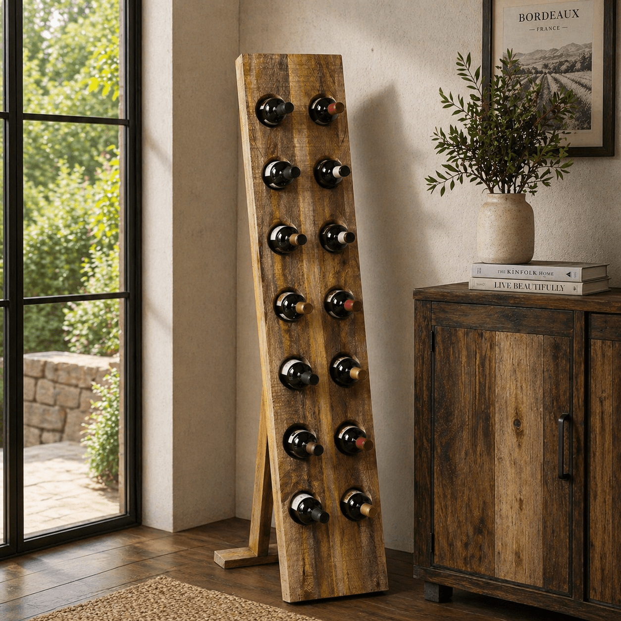 RE - Engineered Wine Bottle Display Rack - Smallhill Furniture Co.