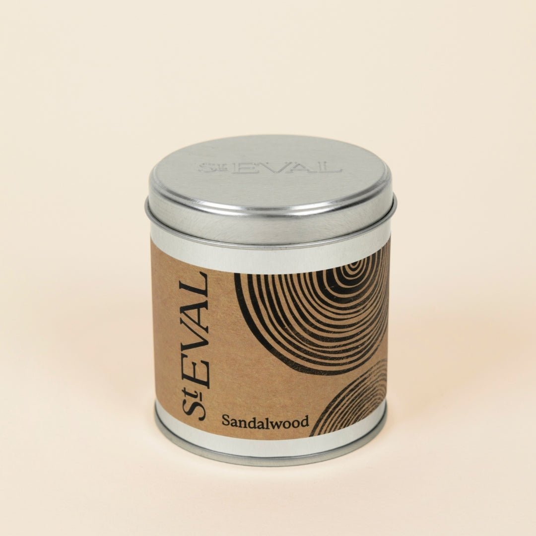 Sandalwood Scented Tin Candle - Smallhill Furniture Co.