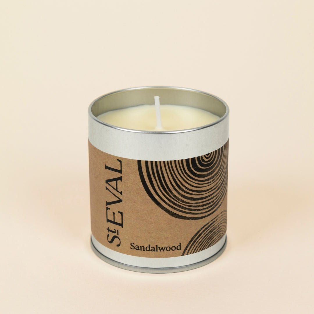 Sandalwood Scented Tin Candle - Smallhill Furniture Co.