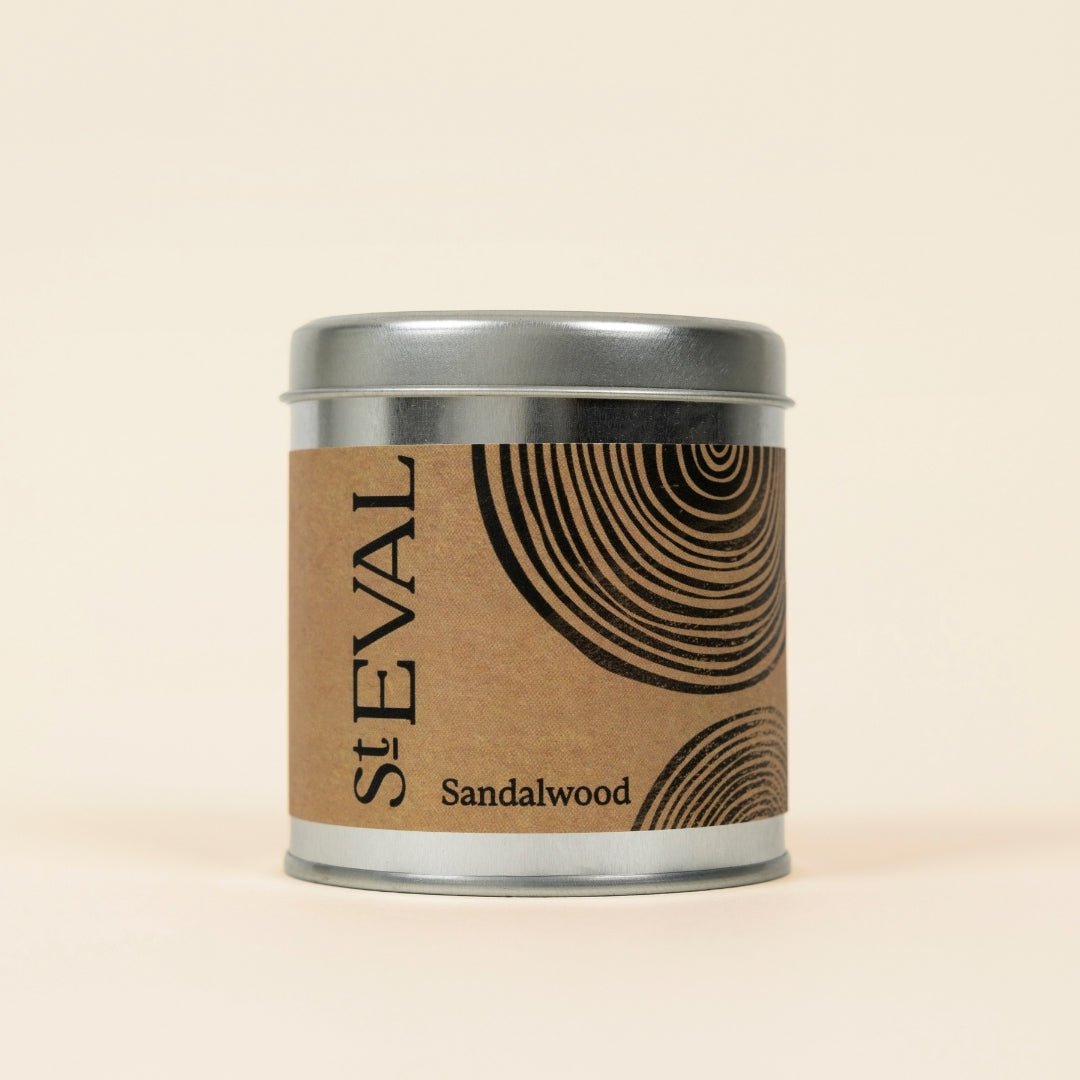 Sandalwood Scented Tin Candle - Smallhill Furniture Co.