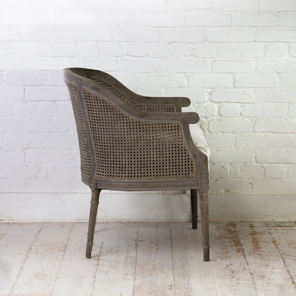 Sari Rattan Chair Ivory - Smallhill Furniture Co.