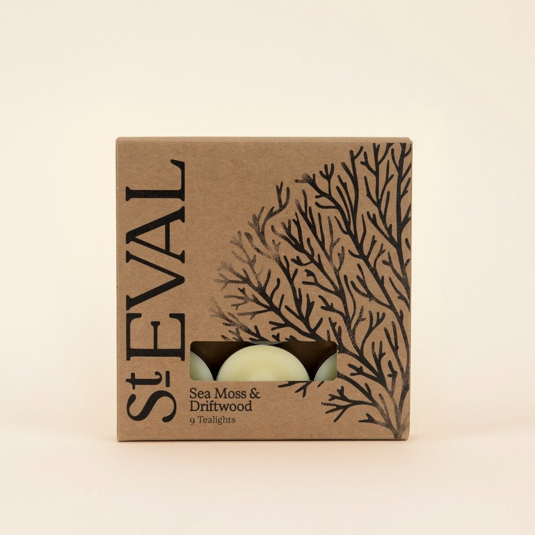 Sea Moss & Driftwood Scented Tealights - Smallhill Furniture Co.