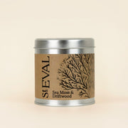 Sea Moss & Driftwood Scented Tin Candle - Smallhill Furniture Co.