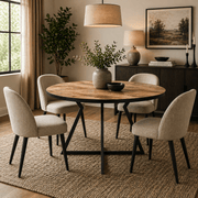 Skiff Round Dining Table (120cm) - Smallhill Furniture Co.