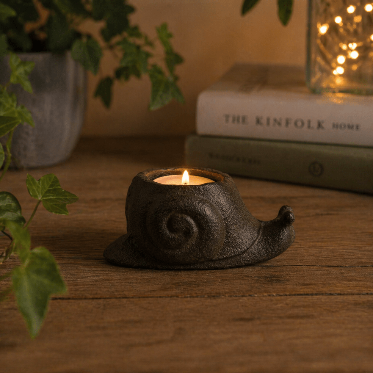 Snail Cast Iron Tealight Holder - Smallhill Furniture Co.
