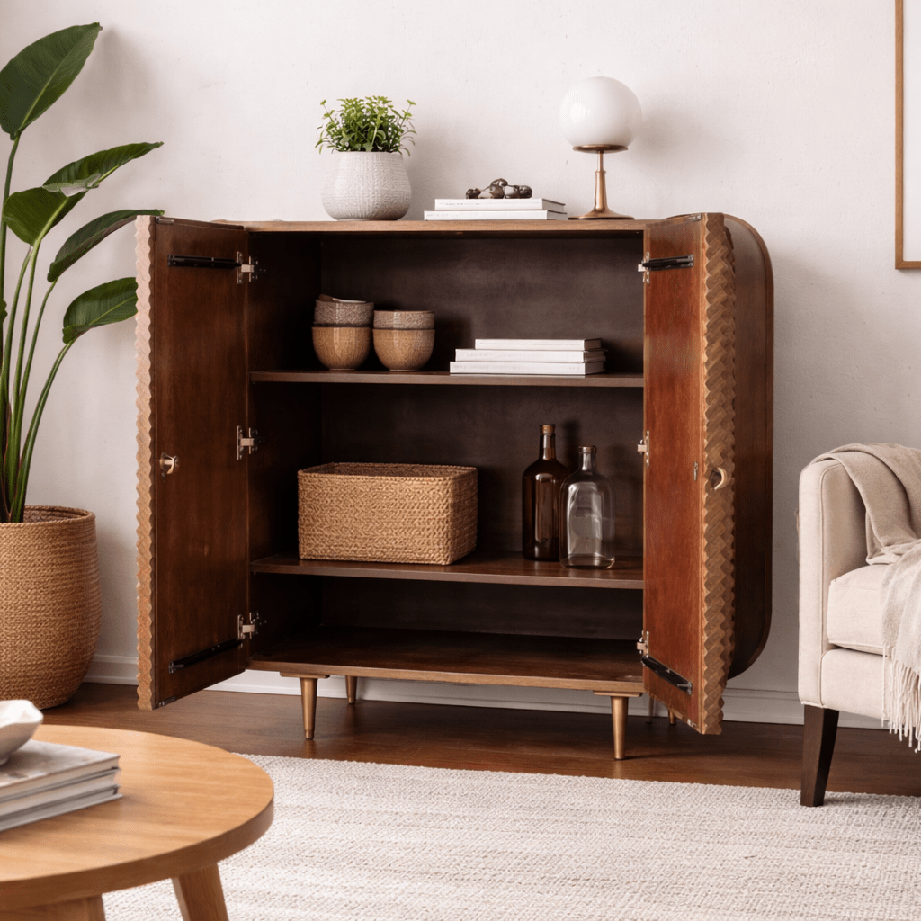Sonar Wooden 2 Door Cabinet - Smallhill Furniture Co.
