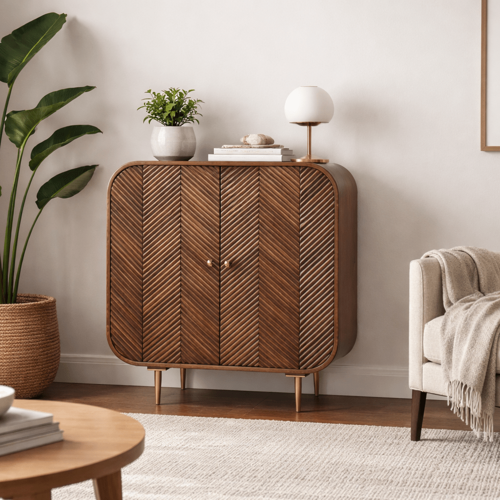 Sonar Wooden 2 Door Cabinet - Smallhill Furniture Co.