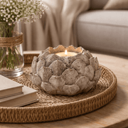 Stone Effect Acorn Tea Light Holder - Smallhill Furniture Co.