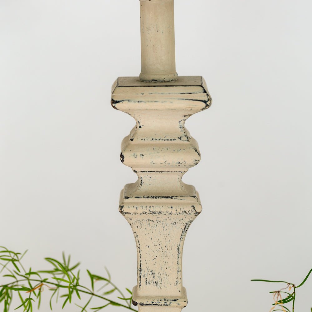 Table Lamp Beatrix French Grey With Shade - Smallhill Furniture Co.