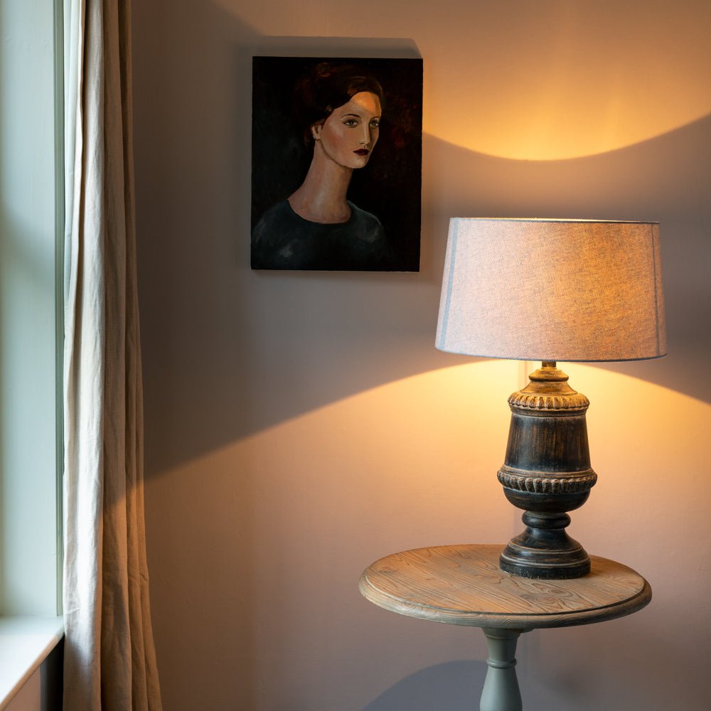 Table Lamp Elodie Flint Grey - Smallhill Furniture Co.