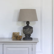 Table Lamp Jasmine Antique Black with Shade - Smallhill Furniture Co.