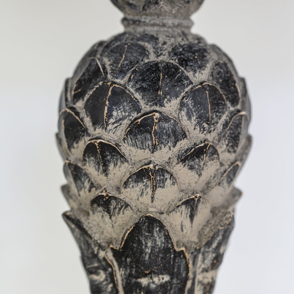 Table Lamp Lyla Flint Limewash - Smallhill Furniture Co.