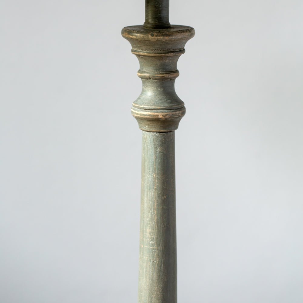 Table Lamp Mayling Antique Grey with Shade - Smallhill Furniture Co.