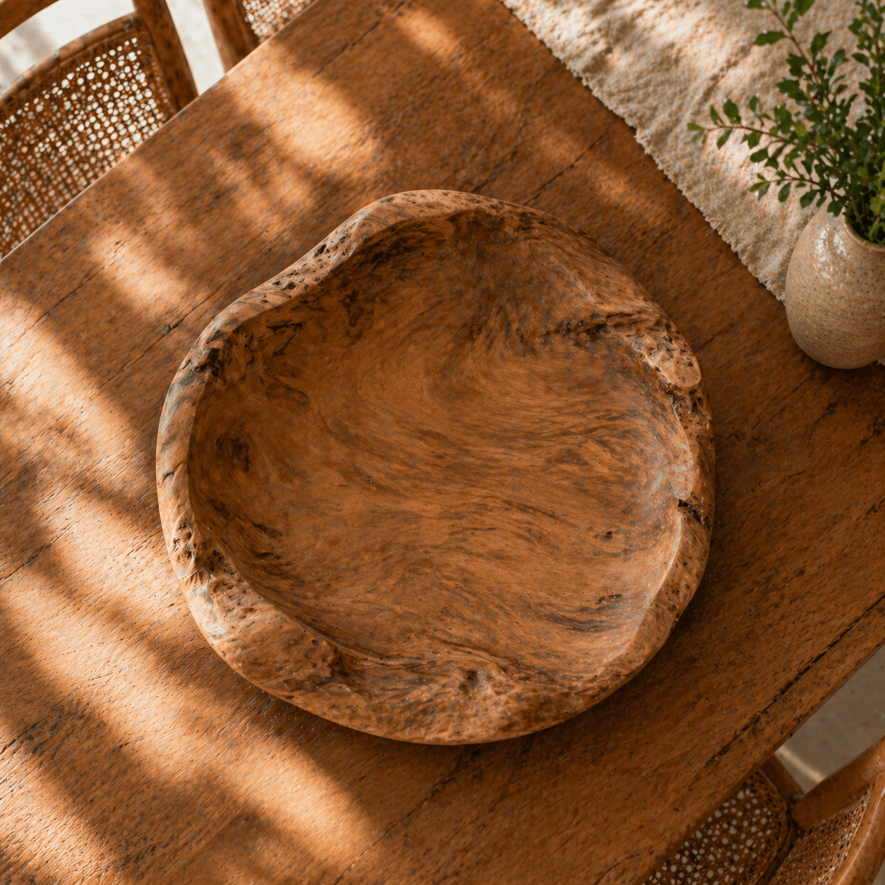 Teak Fruit Bowl (50cm) - Smallhill Furniture Co.