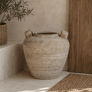 Terra Urn Vase With Handles - Smallhill Furniture Co.