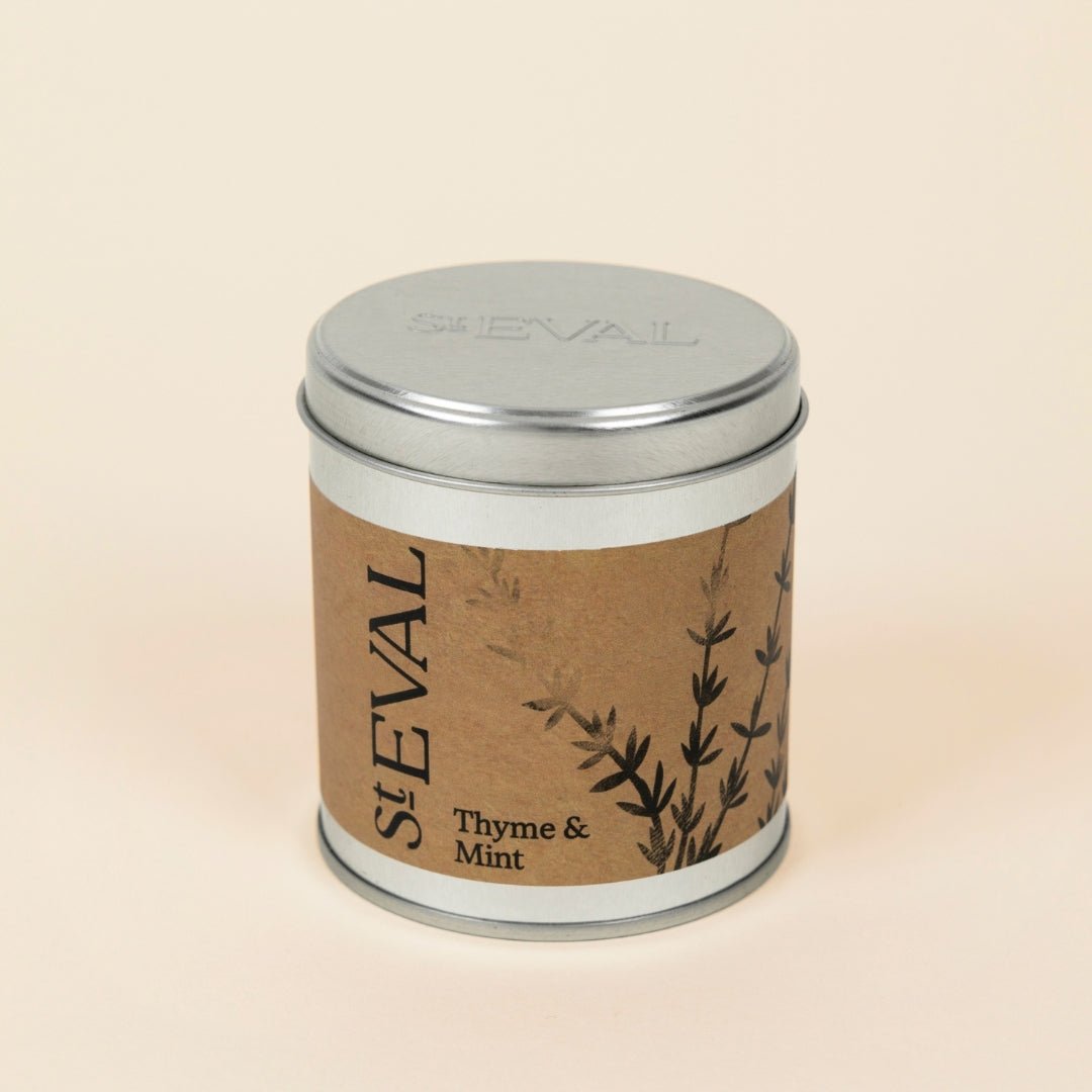 Thyme & Mint Scented Tin Candle - Smallhill Furniture Co.