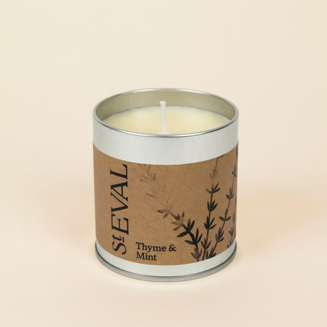 Thyme & Mint Scented Tin Candle - Smallhill Furniture Co.
