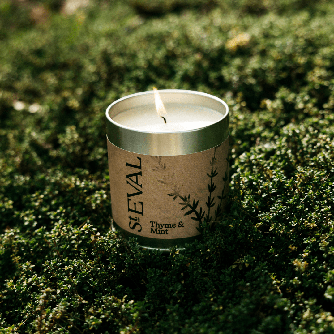 Thyme & Mint Scented Tin Candle - Smallhill Furniture Co.
