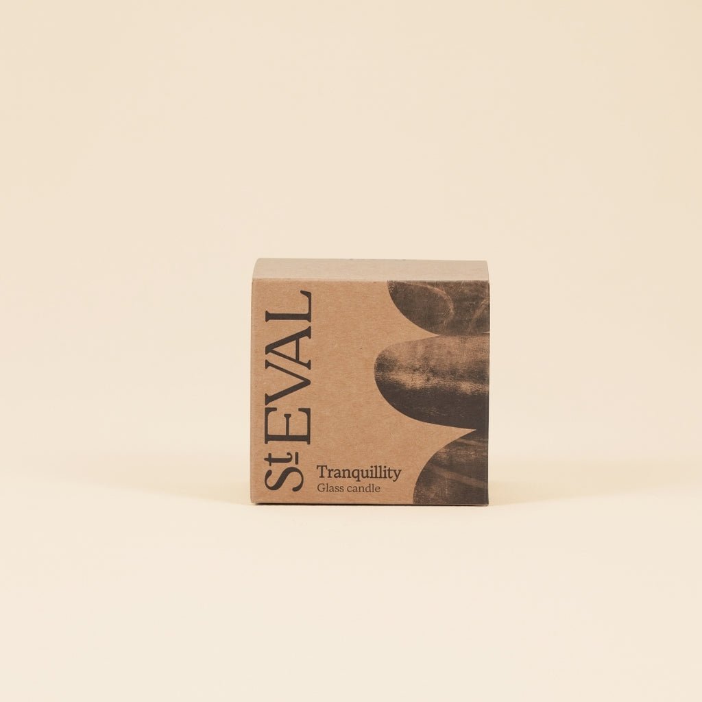 Tranquillity Amber Glass Candle - Smallhill Furniture Co.