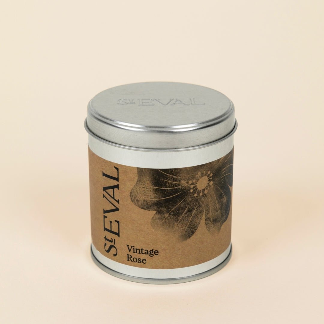 Vintage Rose Scented Tin Candle - Smallhill Furniture Co.
