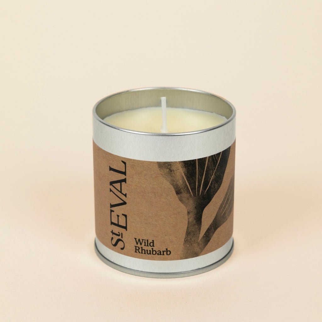 Wild Rhubarb Scented Tin Candle - Smallhill Furniture Co.