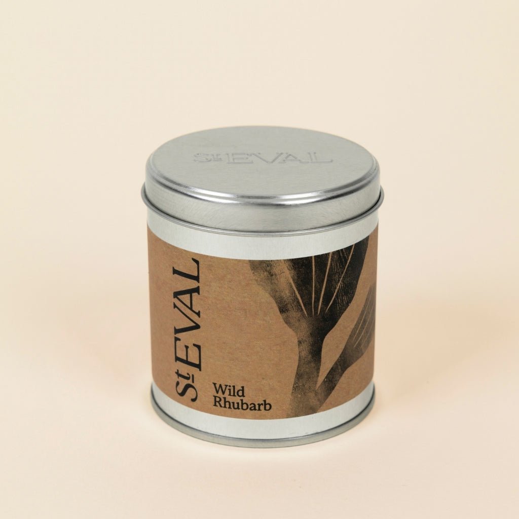 Wild Rhubarb Scented Tin Candle - Smallhill Furniture Co.