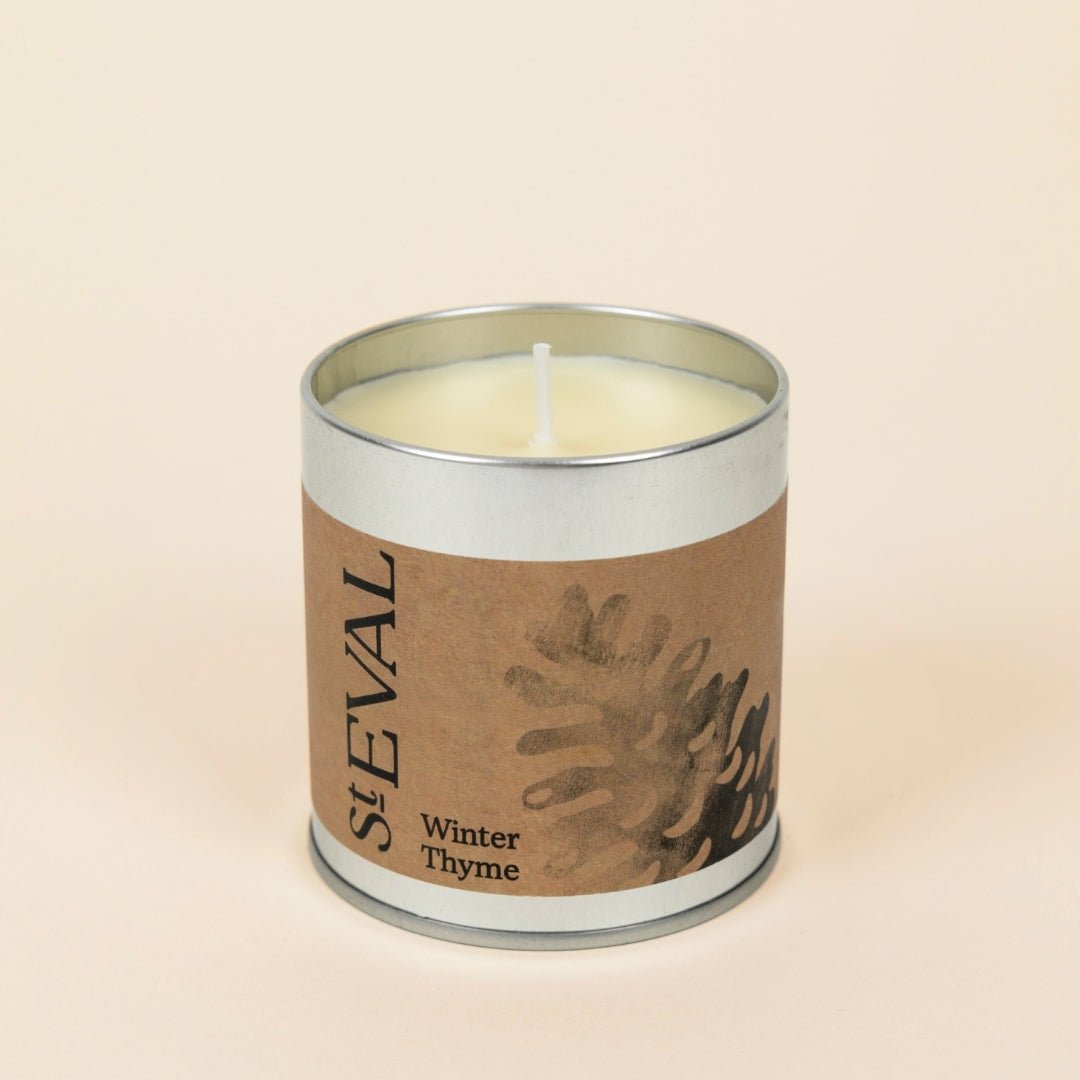 Winter Thyme Scented Tin Candle - Smallhill Furniture Co.