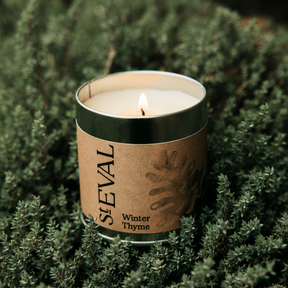 Winter Thyme Scented Tin Candle - Smallhill Furniture Co.