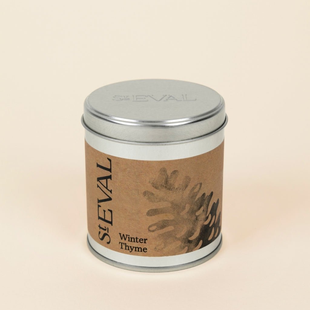 Winter Thyme Scented Tin Candle - Smallhill Furniture Co.